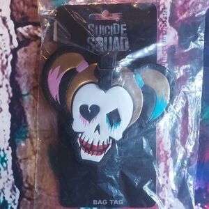 Suicide Squad Skull Bag Tag